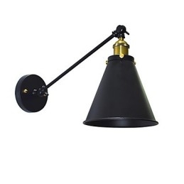Lampada da parete singola in ferro Buzz Paint Lampada da parete con spada laser nera stupida