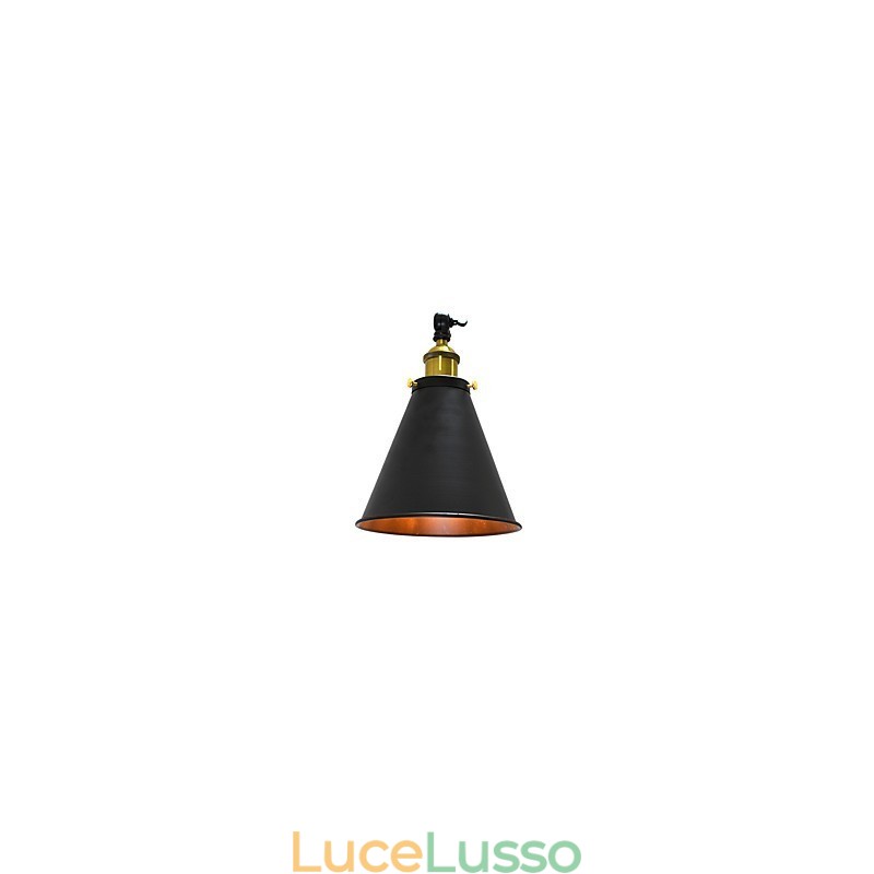 Lampada da parete singola in ferro Buzz Paint Lampada da parete con spada laser nera stupida
