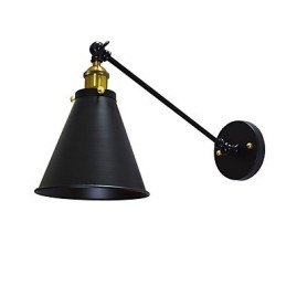 Lampada da parete singola in ferro Buzz Paint Lampada da parete con spada laser nera stupida