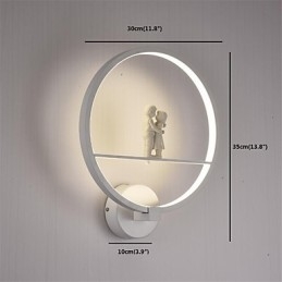 Applique da parete moderna contemporanea integrata per mini stile luce ambientale