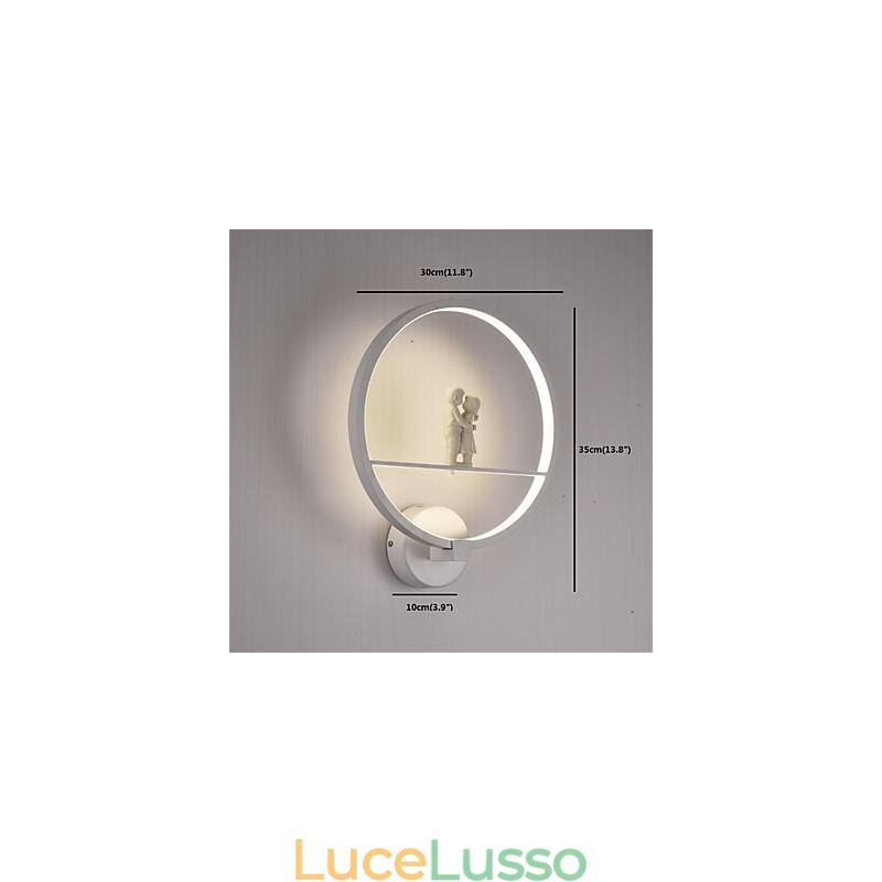 Applique da parete moderna contemporanea integrata per mini stile luce ambientale