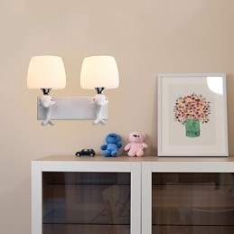 Moderna pittura contemporanea caratteristica per la protezione degli occhi luce ambientale applique da parete luce da parete
