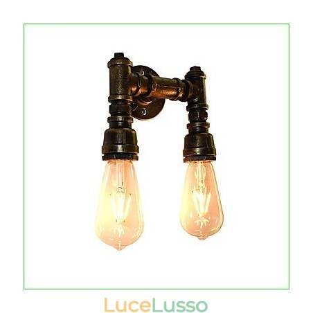 Applique da parete rustica in ottone antico tradizionale classico per luce ambientale Applique da parete rustica in ottone antico tradizionale classico per luce ambientale