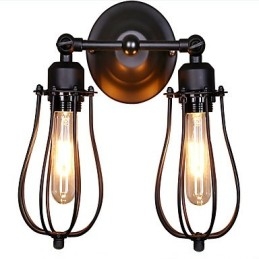 Tradizionale Classico Rustico Lodge Country Pittura Caratteristica per Braccio Oscillante Luce Ambientale Applique da Parete Luce da Parete