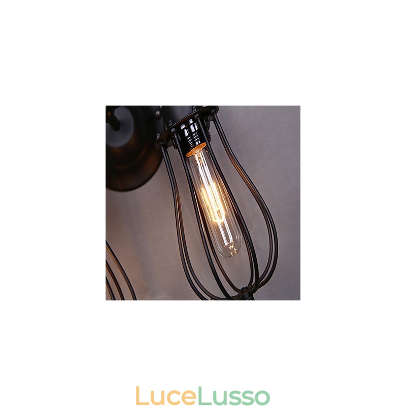 Tradizionale Classico Rustico Lodge Country Pittura Caratteristica per Braccio Oscillante Luce Ambientale Applique da Parete Luce da Parete