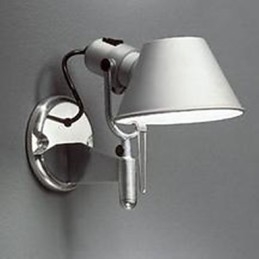 Applique da parete moderna contemporanea in argento con funzione di protezione degli occhi, luce ambientale, applique da parete