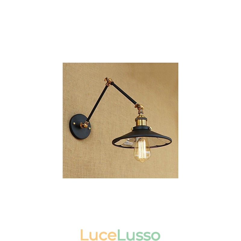 Rustic Lodge Country Retro elettrolitico Caratteristica per Mini Style Swing Arm Luce ambientale