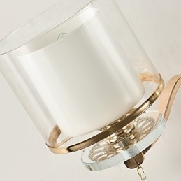 Applique da parete moderna contemporanea elettroplaccata caratteristica per la protezione degli occhi luce ambientale applique da parete