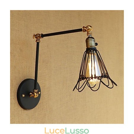 Dipinto rustico retrò in stile rustico per mini braccio oscillante con luce ambientale Dipinto rustico retrò in stile rustico per mini braccio oscillante con luce ambientale
