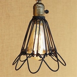 Dipinto rustico retrò in stile rustico per mini braccio oscillante con luce ambientale