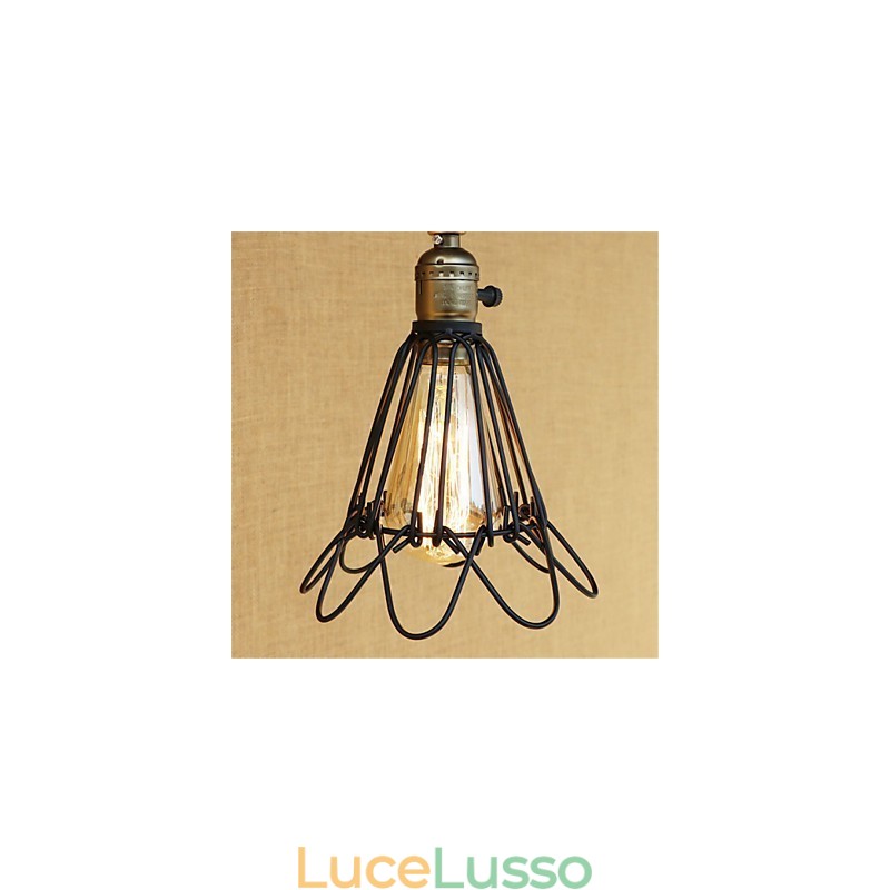 Dipinto rustico retrò in stile rustico per mini braccio oscillante con luce ambientale