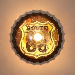 Tradizionale classico rustico Lodge Country Painting Caratteristica per mini stile luce ambientale applique da parete luce da parete