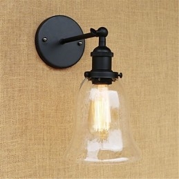 Applique da parete con luce ambientale in stile mini, stile retrò, elettroplaccato, per la protezione degli occhi