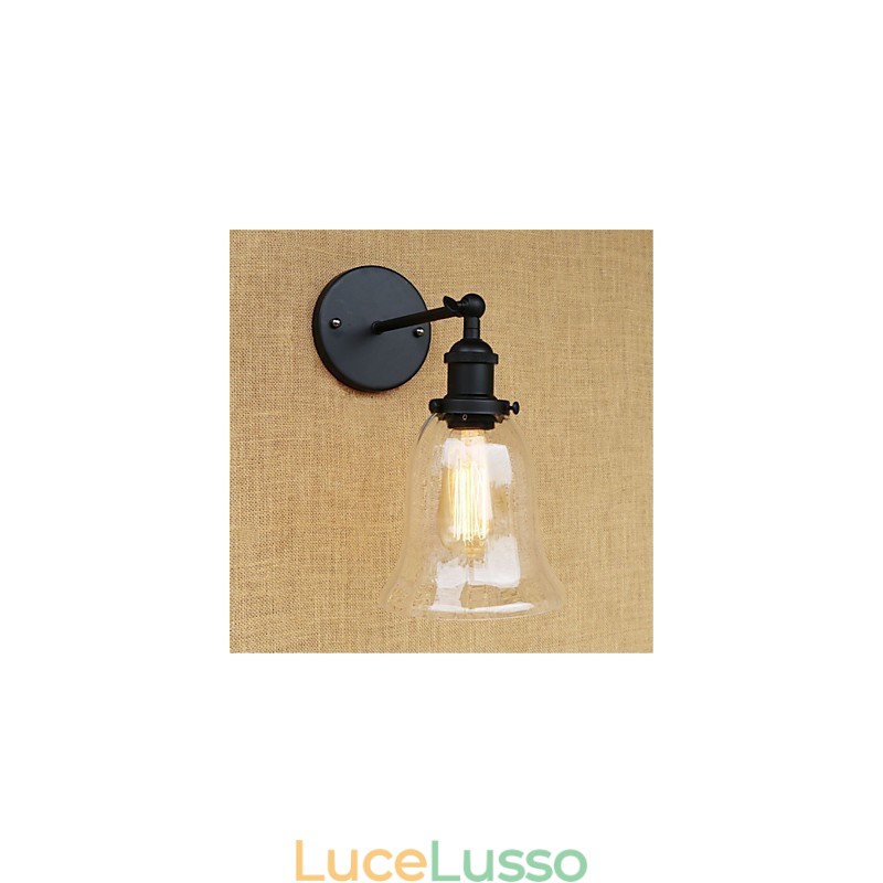 Applique da parete con luce ambientale in stile mini, stile retrò, elettroplaccato, per la protezione degli occhi