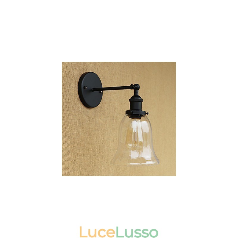 Applique da parete con luce ambientale in stile mini, stile retrò, elettroplaccato, per la protezione degli occhi