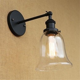 Applique da parete con luce ambientale in stile mini, stile retrò, elettroplaccato, per la protezione degli occhi