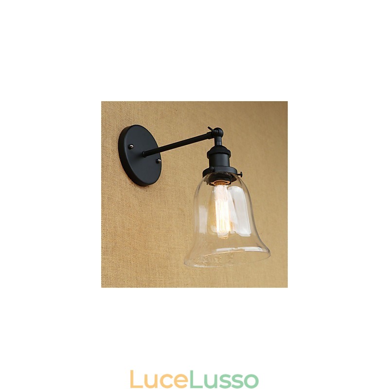 Applique da parete con luce ambientale in stile mini, stile retrò, elettroplaccato, per la protezione degli occhi