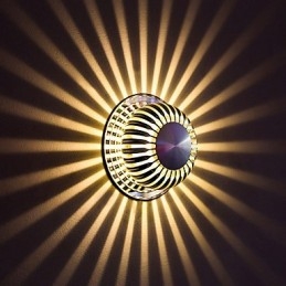 Lampada da parete moderna in alluminio leggero da montare a filo Decora le luci da parete