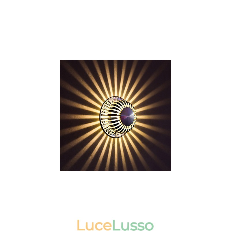 Lampada da parete moderna in alluminio leggero da montare a filo Decora le luci da parete