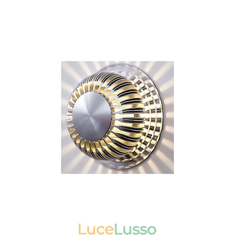 Lampada da parete moderna in alluminio leggero da montare a filo Decora le luci da parete