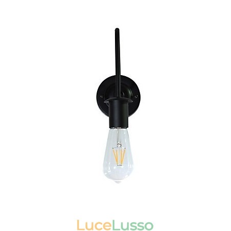 Applique da parete Lampada da parete in ferro Lampada da parete con spada laser nera stupida Applique da parete Lampada da parete in ferro Lampada da parete con spada laser nera stupida