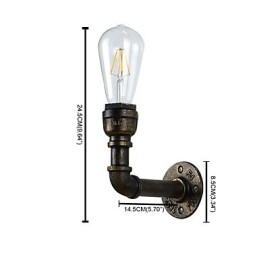 Rustic Lodge Tradizionale Classico Ottone Antico Caratteristica per Luci da Parete Luce Ambientale Applique