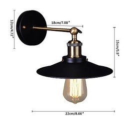 Lampada da parete Loft Lampada da parete vintage Lampada da parete Lamparas Lampada da illuminazione industriale Lampade per soggiorno Camera da letto Apparecchi di illuminazione residenziale