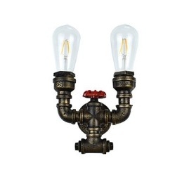 Rustic Lodge Tradizionale Classico Ottone Antico Caratteristica per Luci da Parete Luce Ambientale Applique