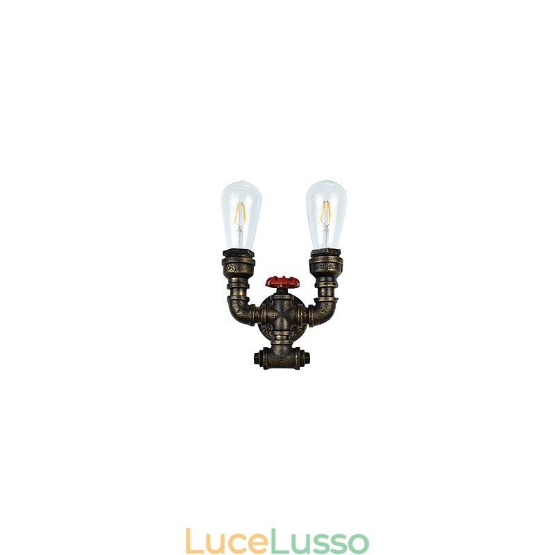 Rustic Lodge Tradizionale Classico Ottone Antico Caratteristica per Luci da Parete Luce Ambientale Applique