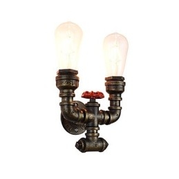 Rustic Lodge Tradizionale Classico Ottone Antico Caratteristica per Luci da Parete Luce Ambientale Applique