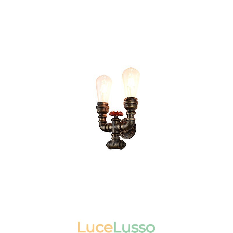 Rustic Lodge Tradizionale Classico Ottone Antico Caratteristica per Luci da Parete Luce Ambientale Applique