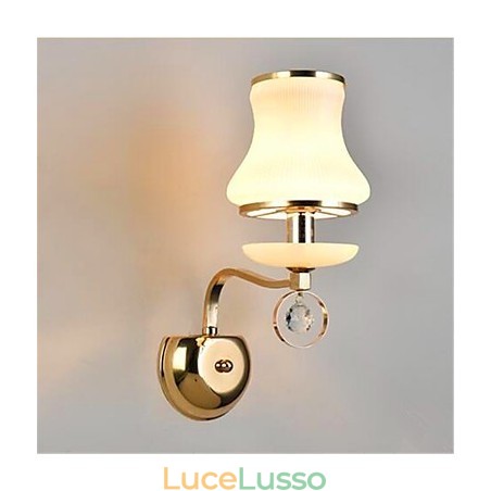 Moderna contemporanea elettroplaccata caratteristica per cristallo mini stile protezione degli occhi luce ambientale applique da parete Moderna contemporanea elettroplaccata caratteristica per cristallo mini stile protezione degli occhi luce ambientale applique da parete