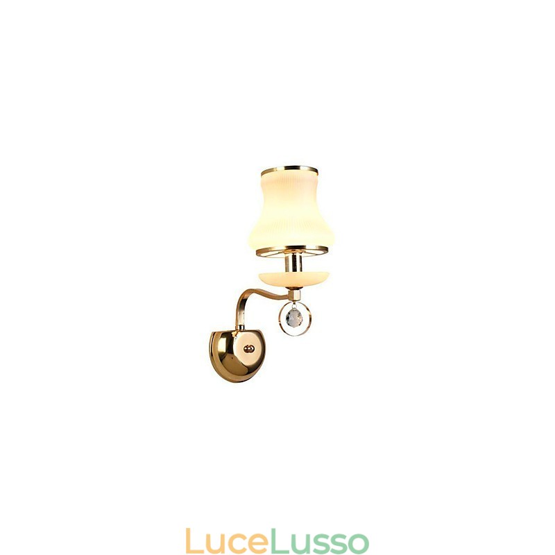 Moderna contemporanea elettroplaccata caratteristica per cristallo mini stile protezione degli occhi luce ambientale applique da parete