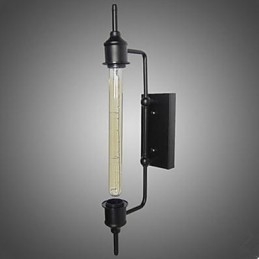 Lampada da parete vintage industriale in ferro battuto per abbigliamento, bar, caffetteria, Edison Flute