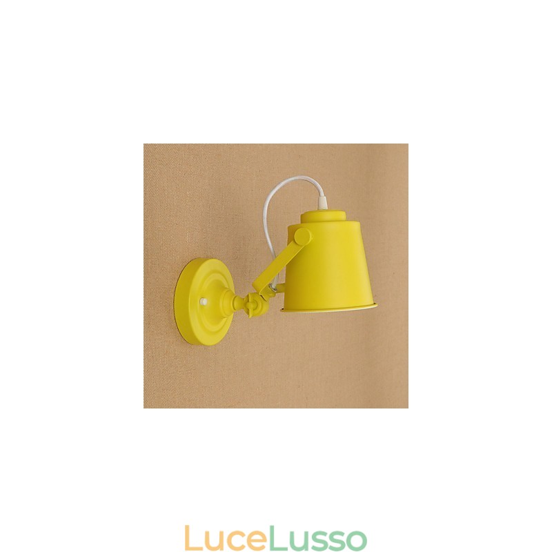 Lampada da parete in acciaio verniciato, decorazione da caffè americano nero stupido, lampada da parete retrò, lampada a spada laser sulla parete