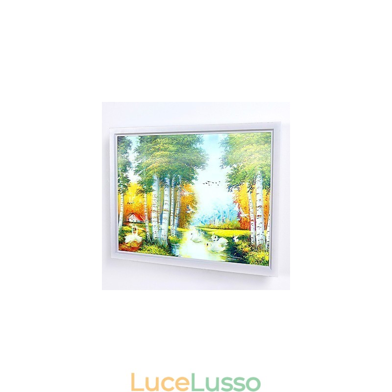 Pittura moderna contemporanea integrata, caratteristica moderna contemporanea per applique da parete con luce ambientale