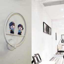 Lampada da parete moderna creativa Decorazione della stanza dei bambini Lampada di personalità Lampada da parete incorporata Materiale in alluminio Lampade e lanterne per corridoio da parete