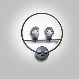 Lampada da parete moderna creativa Decorazione della stanza dei bambini Lampada di personalità Lampada da parete incorporata Materiale in alluminio Lampade e lanterne per corridoio da parete