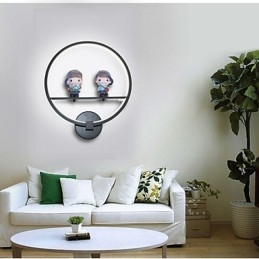 Lampada da parete moderna creativa Decorazione della stanza dei bambini Lampada di personalità Lampada da parete incorporata Materiale in alluminio Lampade e lanterne per corridoio da parete