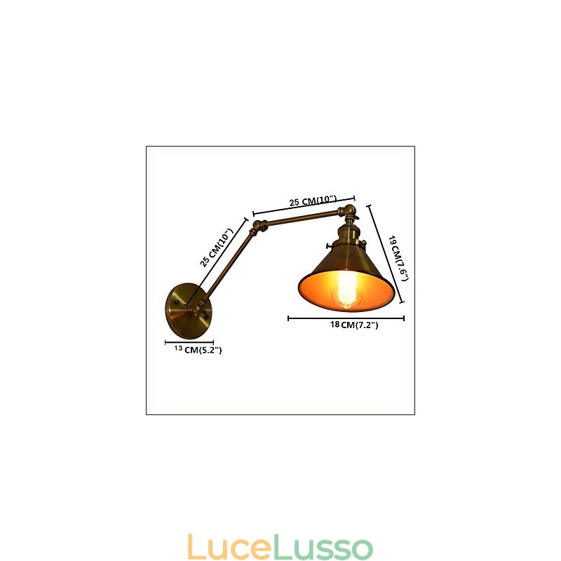 Applique da parete Applique da parete Applique da parete Lampada da parete in ferro Lampada da parete con spada laser nera stupida