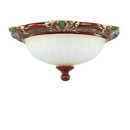 Lampada a cupola in vetro resina tipo Europa 37*19CM Dolce per assorbire la luce della cupola