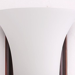 Finitura rustica in ossido nero per protezione degli occhi Applique da parete con luce ambientale
