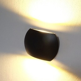 Moderno Contemporaneo Moderno Contemporaneo Country Finitura in ossido nero Caratteristica per applique da parete con luce ambientale