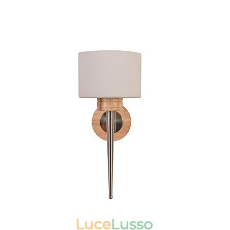 Lampada da parete semplice, lampada da comodino con paralume in vetro e legno massello per camera da letto, comò, soggiorno, cameretta per bambini Lampada da parete semplice, lampada da comodino con paralume in vetro e legno massello per camera da letto, comò, soggiorno, cameretta per bambini