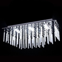 Lampada da soffitto 9 luci moderna semplice artistica
