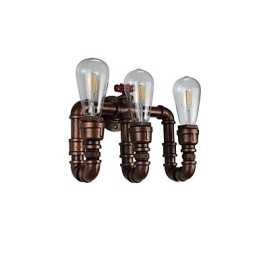 Rustic Lodge Tradizionale Classico Ottone Antico Caratteristica per Luci da Parete Luce Ambientale Applique