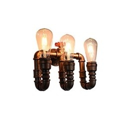 Rustic Lodge Tradizionale Classico Ottone Antico Caratteristica per Luci da Parete Luce Ambientale Applique