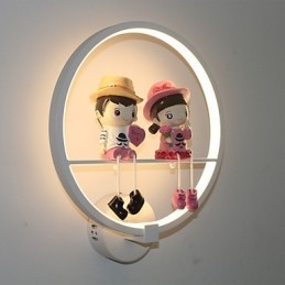 Applique moderna minimalista lampada creativa luci scale corridoio