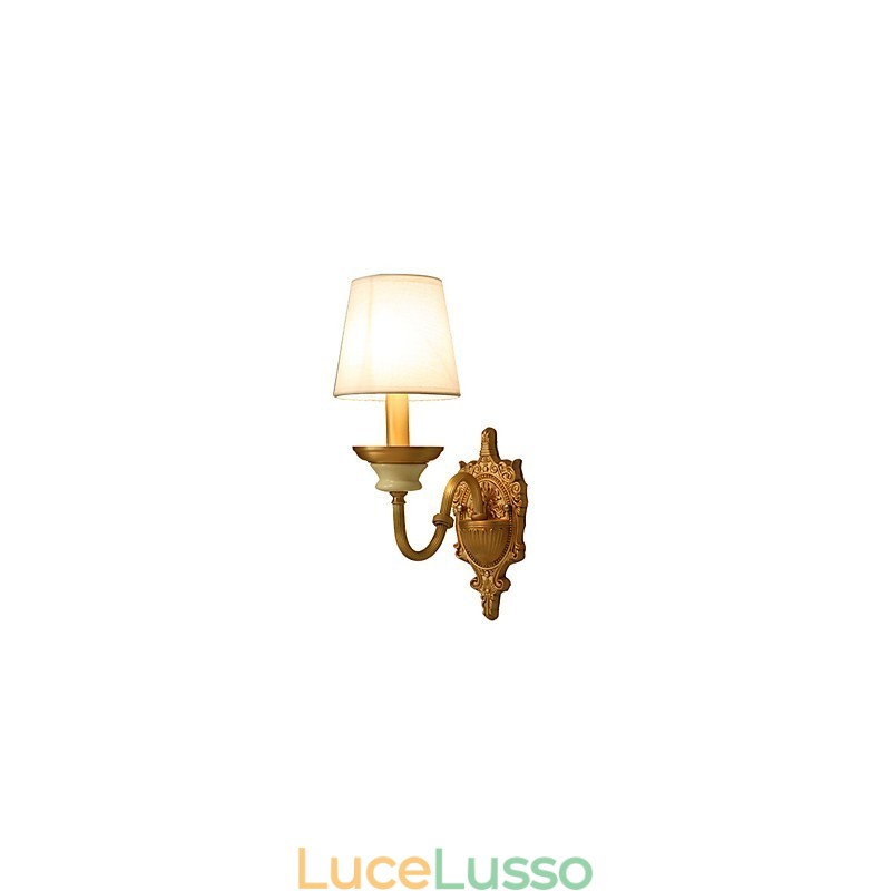 Semplice paese tradizionale classico ottone caratteristica per mini stile uplight applique da parete luce da parete