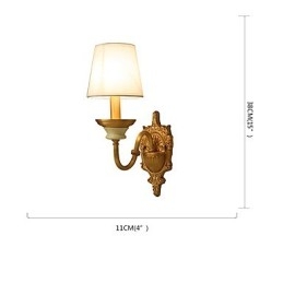 Semplice paese tradizionale classico ottone caratteristica per mini stile uplight applique da parete luce da parete